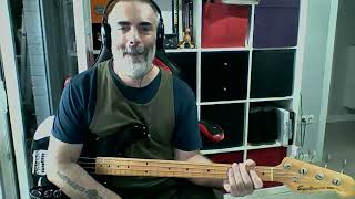 Cabeza de maceta Divididos  BASS COVER [upl. by Mahsih]