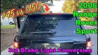 L320 Third Brake Light Conversion  2006 Range Rover Sport [upl. by Adnic]