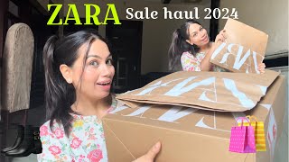 ZARA SALE TRY ON HAUL 2024  Sale recommendation  Top  Denim  Trousers ampmore [upl. by Ayekel]