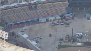 Dodger Stadium renovations underway [upl. by Nuahsal702]