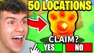 How To FIND ALL 50 SHINY RELIC LOCATIONS In Roblox Pet Simulator 99 [upl. by Kennith]