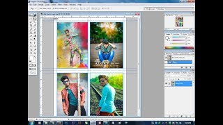 Print Multiple Photos on a 4x6 in Photoshop 70 Tutorials [upl. by Atinaw107]