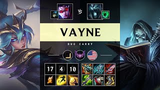 Vayne ADC vs Karthus Legendary  NA Master Patch 1418 [upl. by Seraphim]