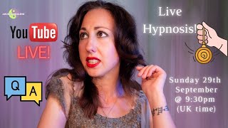 Live Interactive Hypnosis Drop Your Suggestions  QampA [upl. by Max121]