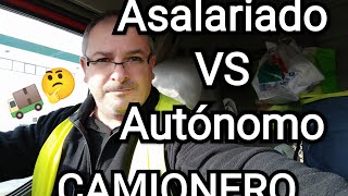 CAMIONERO Asalariado VS Autónomo DriversTrucks Salary Problems in Spain [upl. by Hanan]