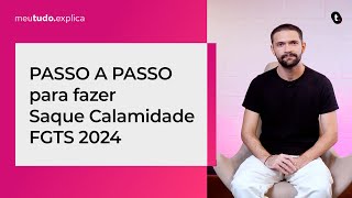 SAQUE CALAMIDADE Pública FGTS para Porto Alegre RS RJ e outros Como SOLICITAR Passo a Passo 2024 [upl. by Bloom148]