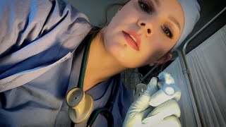 ASMR Hospital Anesthesiologist Full Body Exam Before Surgery  Connecting You to the Monitor [upl. by Romine]