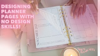 Creating a Planner with NO Design Skills [upl. by Mairym387]