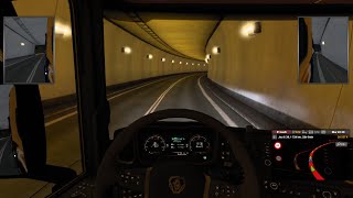 ETS2 Gotthard pass with Scania S730 [upl. by Durware740]