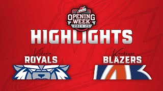 Victoria Royals at Kamloops Blazers 928  WHL Highlights 202425 [upl. by Oilcareh627]