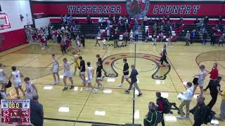 AkronWestfield vs Gehlen Catholic  LeMars GB Varsity Basketball [upl. by Ssilem]