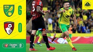 HIGHLIGHTS  Norwich City 60 AFC Bournemouth [upl. by Enidlareg]