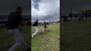 Woodchopping at Hobart show Tasmania woodchopping timber axe [upl. by Roswell]