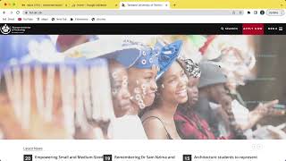 TUT How to check admission status 2024 amp 2025 Tshwane University Of Technology [upl. by Nahtam897]