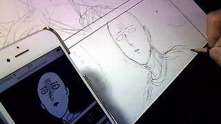 Yusuke MURATA  Live Drawing 26 Pencilling amp Inkink manga page [upl. by Adorl]