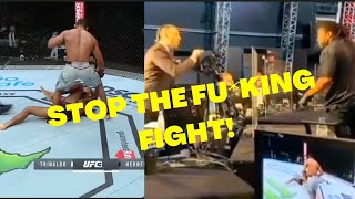 quotSTOP THE FIGHTquot Horrible Stoppage by Herb Dean  Dan Hardy Goes Off On Herb [upl. by Orsa269]