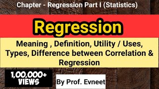 Regression Analysis Statistics  Regression Analysis  Regression Statistics  in Hindi [upl. by Nyrat]