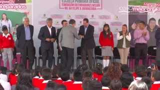 Coacalco TV  Inauguración de la Escuela Primaria Felipe Berriozábal LNGG [upl. by Leirol]