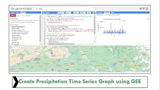 How to Create a Precipitation Time Series Graph using Google Earth Engine [upl. by Chavey188]