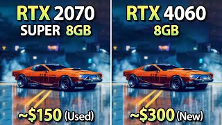 RTX 2070 Super vs RTX 4060  Test in 12 Games 1080p [upl. by Alliw468]