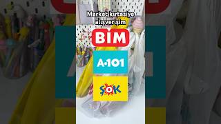 Market Kırtasiye Alışverişim🛍️ bimaktüel kırtasiye youtubechamps shortvideo [upl. by Aurthur]