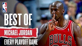 Best of Michael Jordan’s Playoff Games  The Jordan Vault [upl. by Reger980]