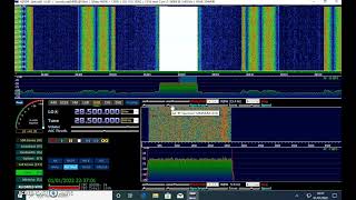 mcHF RS918 Transceiver sync and setup with PC HDSDR Software [upl. by Atteynod]