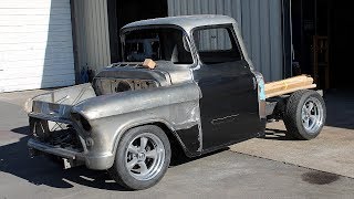 1955 Chevrolet 3100 Pickup Truck Restoration Project [upl. by Nylekcaj115]