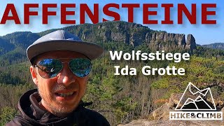 Grandiose Aussichten ‐ Wolfsstiege Ida Grotte obere Affensteinpromenade Sächsische Schweiz [upl. by Georgianne]