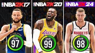 Scoring with the Highest Rated Player in Every NBA 2K Game [upl. by Ailgna]