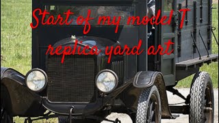 Building a model T replica from scrap Video 1 [upl. by Ynalem324]