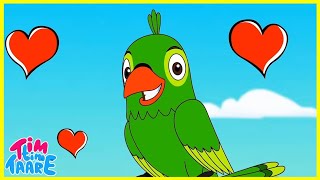 Mithu Mithu मैं तोता Hindi Rhyme for Kids  Parrot Song [upl. by Yessej617]