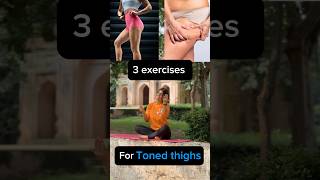 Try these exercises for toned thighs 😇 exercise tonedlegs workout viralshorts youtubeshorts [upl. by Yecad]