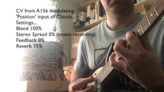 Mutable Instruments Clouds with Guitar Pt 1 [upl. by Lesab]