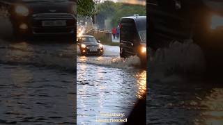 tewkesbury flood roads morrisons [upl. by Lebbie]