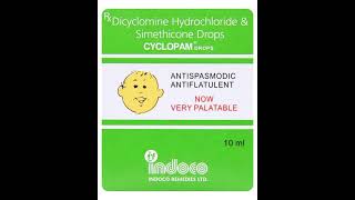 cyclopam drops uses of dicyclomine simethicone oral drops health medicine [upl. by Arramas166]