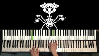 Undertale  Spider Dance Piano Tutorial Lesson [upl. by Aeila401]