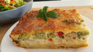 ΜπροκολοΚουνουπιδι Ογρατεν  Broccoli Aauliflower Augratin homemade cooking augratin broccoli [upl. by Luahs]