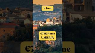 Charming €75K Home for Sale in Umbria Train in Town italy shorts [upl. by Kcirderf]