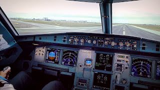 A320neo COCKPIT Pushback Taxi and Take Off from Copenhagen Airport on SAS Scandinavian Airlines [upl. by Olodort]