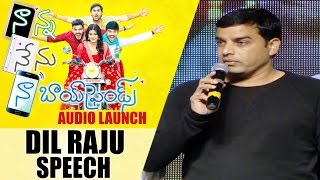 Dill Raju Speech  Nanna Nenu Naa BoyFriends Audio Launch  Heeba Patel  Shreyas Media [upl. by Meuser8]