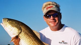 Red Fishing in Florida Topwater Blowups on the Indian River Lagoon [upl. by Ozkum227]