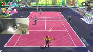 streaming everyday till i get infinity rank in nintendo switch sports tennis day 2 [upl. by Arabele]