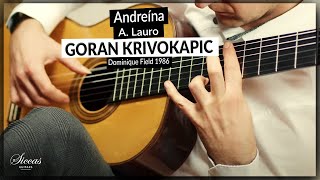 Goran Krivokapic plays Andreína by Antonio Lauro on a 1986 Dominique Field Classical Guitar [upl. by Benedetta]