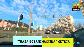 quotTrasa egzaminacyjnaquot Gdynia  egzamin na prawo jazdy kat B [upl. by Coleville]