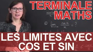 Les limites avec cos et sin  Trigonométrie  Maths terminale  Les Bons Profs [upl. by Richma]