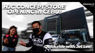 Quick Ride with Jet Lee  HJC Concept Store in CEBU [upl. by Kress923]