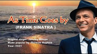 AS TIME GOES BY  Frank Sinatra [upl. by Boutis]