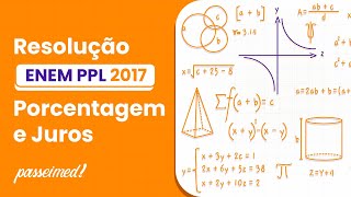 ENEM LIBRAS 2017  PORCENTAGEM E JUROS Atualmente a massa de uma mulher é 100 kg Ela deseja [upl. by Attena113]