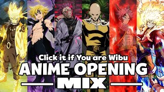 Anime Opening Music Mix  Click it if You are Wibu  Anime Opening Compilation 2023 [upl. by Chiang263]